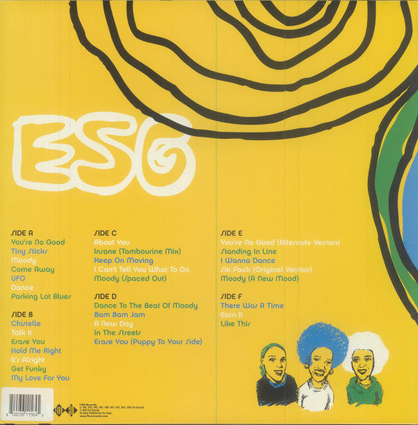 Image of Back Cover of 2124421E: 3xLP - ESG, Dance To The Best Of (Fire Records; FIRELP156, Europe 2014, Box Set, Record Store Day Limited Release 2014)   VG+/VG+