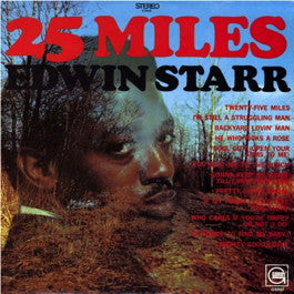 Image of Front Cover of LP - VG/G+ - EDWIN STARR, 25 Miles (Tamla Motown; STML11115, UK 1969, Laminated Front Flipback Sleeve, Inner, Stereo), Marks on disc. Plays well. Light ringwear.,  - 3326134E