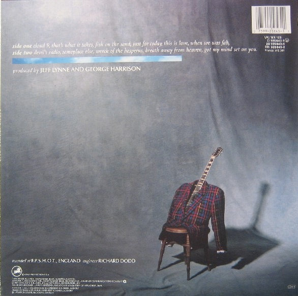 Image of Back Cover of LP - VG+/VG - GEORGE HARRISON, Cloud Nine (Dark Horse Records ; 925 643-1, Europe 1987, Inner), ,  - 2526228E