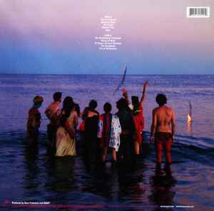 Image of Back Cover of LP - NEW/NEW - MGMT, Oracular Spectacular (Columbia ; 88697195121, Europe 2008 Reissue, Inner), , Oracular Spectacular is MGMT's first major label studio album, and it achieved both critical and commercial success, selling over 500,000 copies in the United States and going platinum in Australia, the United Kingdom, and Ireland. MGMT's signature song "Kids," the funky track "Electric Feel" (famously covered by Weezer), and the smashing opening track "Time to Pretend" all appear on the 