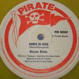 Image of Front Cover of 12" - VG/VG+ - WAYNE WADE, African Monica / Down In Iran (Pirate; PIR 003, UK 1980, Reggae Disco 45 Sleeve, Yellow Vinyl), Shiny EX copy, clean labels.,  - 3626330E