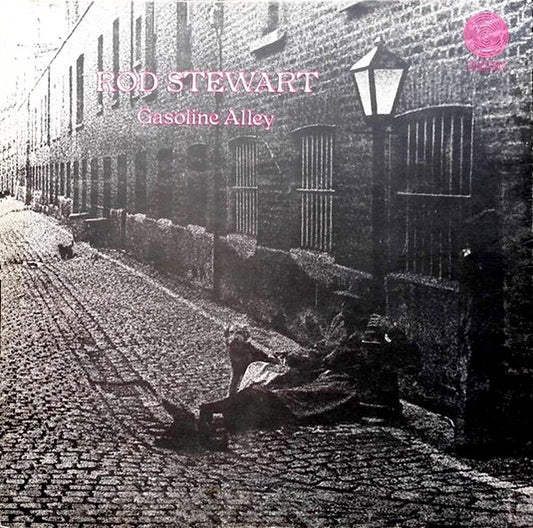 Image of Front Cover of LP - VG/G+ - ROD STEWART, Gasoline Alley (Vertigo Spiral; 6360 500, UK 1971 Reissue, Non-Textured Gatefold, Howards Printers, No Inner, No Publisher Info on Label), Light Marks only.,  - 1116062C