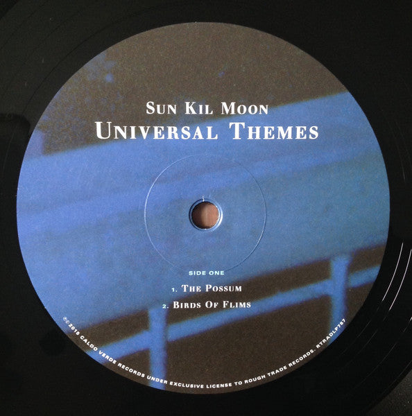 Image of Label Cover of 2xLP - VG+/VG+ - SUN KILL MOON, Universal Themes (Rough Trade; RTRADLP787, UK 2015, 2 Inners), Opened instore, still in shrinkwrap. Corner wear and bumps, creasing. Wear to inners., Red House Painters - 0746401S