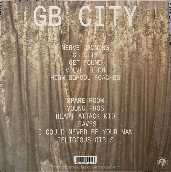 Image of Back Cover of 4824214E: LP - BASS DRUM OF DEATH, GB City (Fat Possum; FP1245, US 2011, Textured Sleeve) Strong VG  VG+/VG