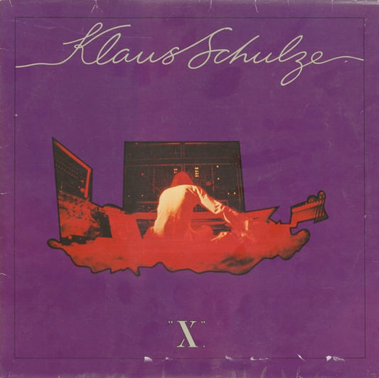 Image of Front Cover of 2324255E: 2xLP - KLAUS SCHULZE, X (Brain Orange; 80.023, Germany 1978, Laminated Gatefold Sleeve, Stapled In Booklet)   VG/VG