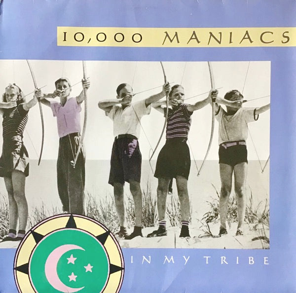 Image of Front Cover of LP - VG+/VG+ - 10,000 MANIACS, In My Tribe (Elektra - Black & Red; 960 738-1, UK 1987, Inner, UK Cat. No. On Rear Of Sleeve.), ,  - 1826068E