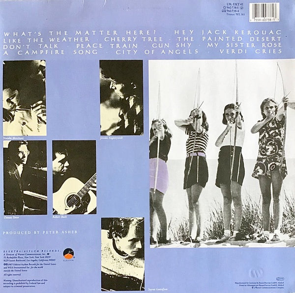 Image of Back Cover of LP - VG+/VG+ - 10,000 MANIACS, In My Tribe (Elektra - Black & Red; 960 738-1, UK 1987, Inner, UK Cat. No. On Rear Of Sleeve.), ,  - 1826068E