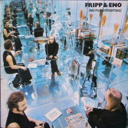 Image of Front Cover of 4245177S: LP - FRIPP & ENO, No Pussyfooting (Island Black Pink 'i' Logo; HELP16, UK 1973, Gatefold) Edge Wear  VG/VG