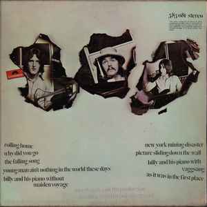 Image of Back Cover of 3144202S: LP - ASHTON, GARDNER AND DYKE, Ashton, Gardner and Dyke (Polydor; 583081, UK 1970, Laminated Sleeve) Creasing and damage to laminate, sticker damage, edge wear, writing on back of sleeve.  G+/VG+