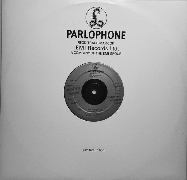 Image of Front Cover of 12" - VG+/VG - KYLIE MINOGUE, Can't Get You Out Of Head (Parlophone ; 12RDZ6562A, UK 2001, Die Cut "Company" Sleeve), Storage marks and has a little warp, plays fine. Light sticker ghost top right of sleeve.,  - 3316042C