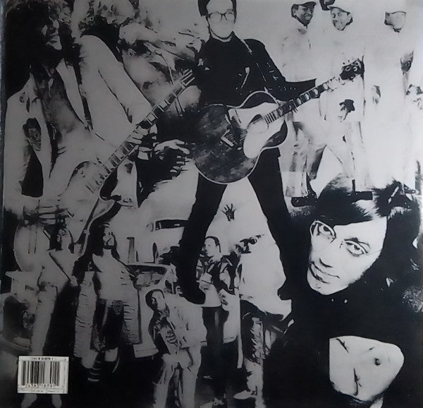Image of Back Cover of LP - VG/VG+ - DURAN DURAN, Thank You (Parlophone; 7243 8 31879 1 1, UK 1995, Gatefold Sleeve With Transparent DD Sticker, With Poster), Small scratch marks, one to front and one to rear of sleeve.,  - 2516144C
