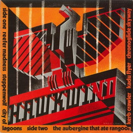 Image of Front Cover of LP - VG/VG+ - HAWKWIND, Astounding Sounds, Amazing Music (Charisma Hatter; CDS 4004, UK 1976, Sleeve Wrong Way Round, Inner), Edge Wear,  - 0546005S