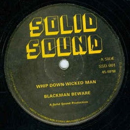 Image of Front Cover of 12" - /G+ - HOPETON JUNIOR / THE MAIN ATTRACTION, Whip Down Wicked Man / Love (Solid Sound ; SSD 001, UK 1980s), Hairline marks only, plays VG.,  - 3346127S