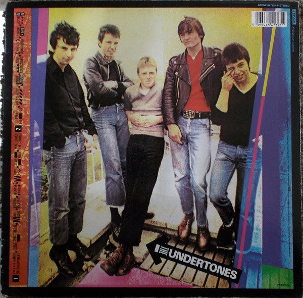 Image of Back Cover of LP - VG/VG+ - THE UNDERTONES, The Undertones (Ardeck; ARDM 1647391, UK 1983 Reissue, Barcoded Sleeve, Inner With Curved Corners), Edge Wear,  - 2946067S