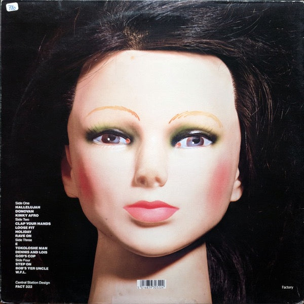 Image of Back Cover of 2xLP - VG/VG - HAPPY MONDAYS, Live (Factory; FACT 322, UK 1991, Gatefold), Light marks, edge & ring wear, sticker damage,  - 4246138S