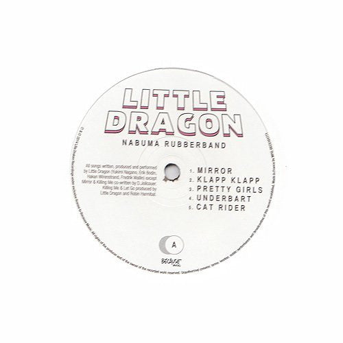 Image of Label Cover of LP - VG+/VG - LITTLE DRAGON, Nabuma Rubberband (Rep; B0020210-01, UK 2014), Strong VG,  - 2126330E