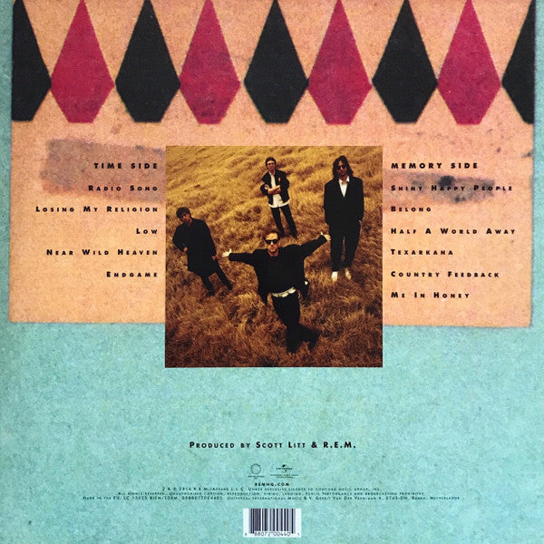 Image of Back Cover of LP - NEW/NEW - R.E.M., Out Of Time (UMC; 7200440, Europe 2016 Reissue, Inner, 180 Gram Vinyl), ,  - 6016097C