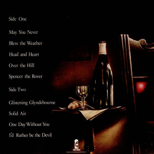 Image of Back Cover of LP - VG/VG - JOHN MARTYN, So Far So Good (Island Records; ILPS 9484, UK 1980s Reissue, Single Sleeve, Inner), Strong VG,  - 2316093C