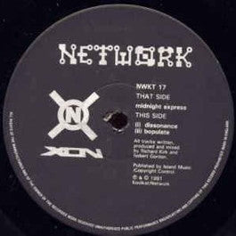 Image of Front Cover of 4614270C: 12" - XON, The Mood Set (Network Records; NWKT 17, UK 1991, Stickered Plain Sleeve) Sleeve worn at edges with bent corner  G+/VG