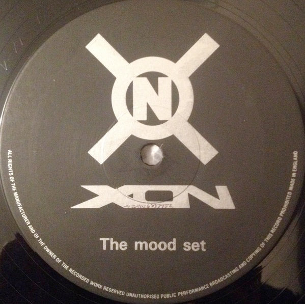 Image of Back Cover of 4614270C: 12" - XON, The Mood Set (Network Records; NWKT 17, UK 1991, Stickered Plain Sleeve) Sleeve worn at edges with bent corner  G+/VG