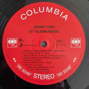 Image of Label Cover of 2xLP - NEW/NEW - JOHNNY CASH, At Folsom Prison (Sony legacy; 88875111971, Europe 2015 Reissue, Gatefold, Booklet, 180 Gram Vinyl), ,  - 6016021C
