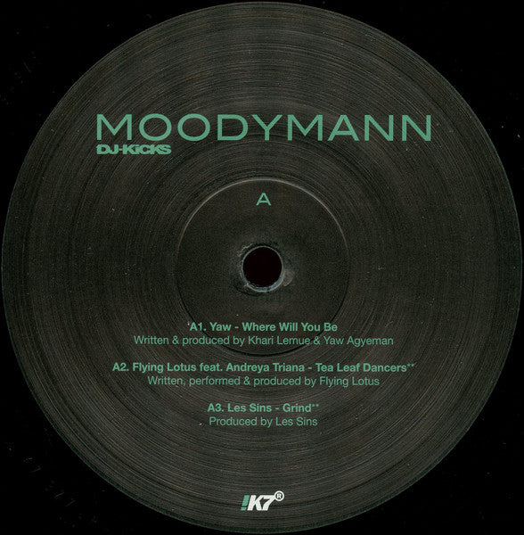 Image of Label Cover of 3xLP - VG/VG - MOODYMANN, DJ Kicks (K7 Records; K7 327LP, Europe 2016, Gatefold), Wear on edges of sleeve, vinyl in strong VG with superficial marks only.,  - 3746501S