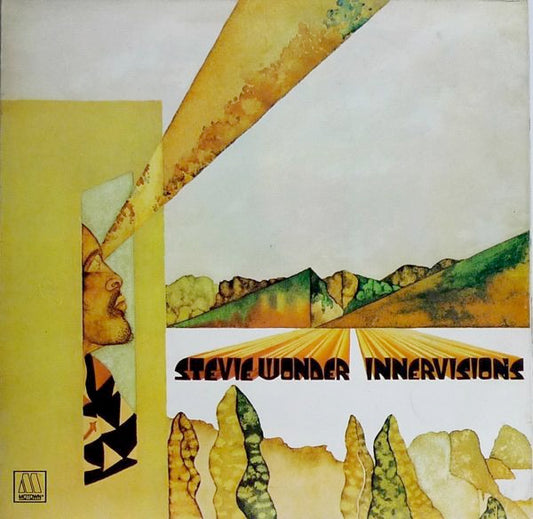 Image of Front Cover of LP - VG+/G+ - STEVIE WONDER, Innervisions (Tamla Motown; IM-46024, Portugal 1979 Reissue, Gatefold), Marks to disc.,  - 3516393C