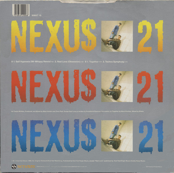 Image of Back Cover of 12" - VG+/VG - NEXUS 21, Progressive Logic EP (Network Records; NWKT 15, UK 1990, Picture Sleeve), ,  - 3146167S