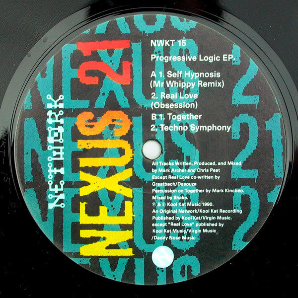 Image of Label Cover of 12" - VG+/VG - NEXUS 21, Progressive Logic EP (Network Records; NWKT 15, UK 1990, Picture Sleeve), ,  - 3146167S