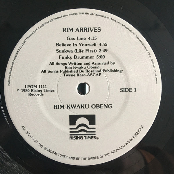 Image of Label Cover of 2xLP - EX/EX - RIM KWAKU OBENG, Rim Arrives (BBE; BBE328ALP, UK 2015 Reissue, Gatefold), ,  - 3126137E