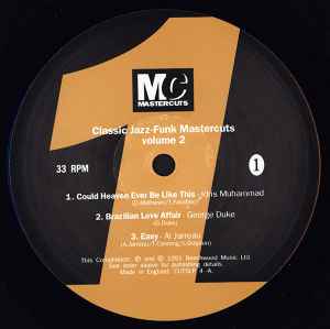 Image of Label Cover of 2xLP - VG/VG+ - VARIOUS ARTISTS, Classic Jazz-Funk Mastercuts Volume 2 (Mastercuts ; CUTSLP 4, UK 1991, Gatefold), ,  - 3316108C