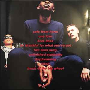Image of Back Cover of LP - NEW/NEW - MASSIVE ATTACK, Blue Lines (UMC; 5700960, UK 2016 Reissue, Inner, 180 Gram Vinyl.), ,  - 2336100E