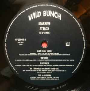 Image of Label Cover of LP - NEW/NEW - MASSIVE ATTACK, Blue Lines (UMC; 5700960, UK 2016 Reissue, Inner, 180 Gram Vinyl.), ,  - 2336100E