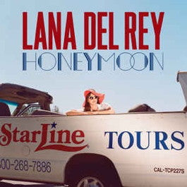 Image of Front Cover of LP - VG+/VG+ - LANA DEL REY, Honeymoon (Polydor; 4748829, Europe 2015, Gatefold, 2 Inners & Booklet, Red Vinyl), ,  - 1226079E