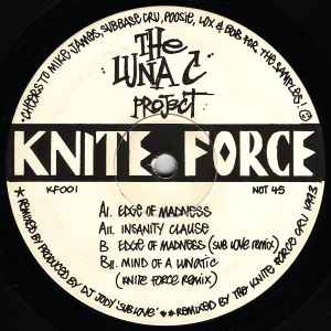 Image of Front Cover of 12" - /VG - LUNA C, The Luna C Project (Kniteforce Records; KF001, UK 1993), ,  - 2346203S