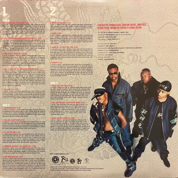 Image of Back Cover of 2xLP - VG/VG+ - DRU HILL, Enter The Dru (Island Records; PRLP 7970-1, US 1998, Promo, Glossy Sleeve), Sleeve has a few light creases. Discs are clean!,  - 3116245C