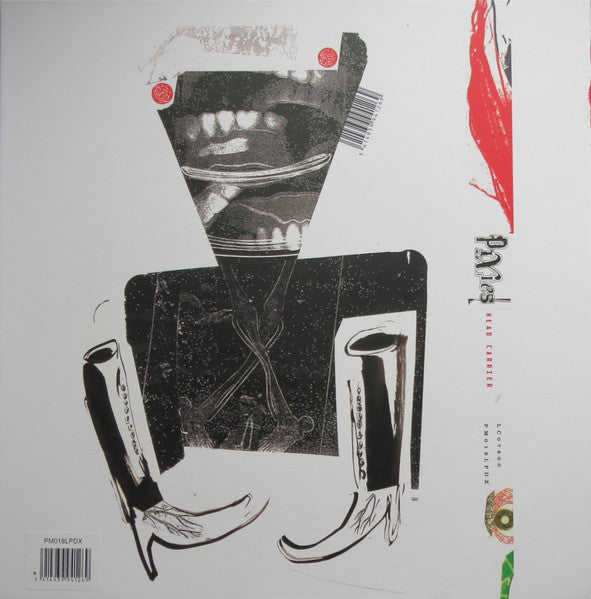 Image of Back Cover of 4645319S: LP - PIXIES, Head Carrier (Play It Again Sam; PM018LPDX, UK 2016, Box Set, Book, 180 Gram Vinyl, with CD) Still SEALED In Shrinkwrap  EX/EX