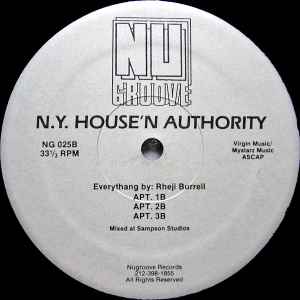 Image of Back Cover of 12" - /VG+ - N.Y. HOUSE'N AUTHORITY, APT. (Nu Groove; NG 025, US 1989), ,  - 3216495C