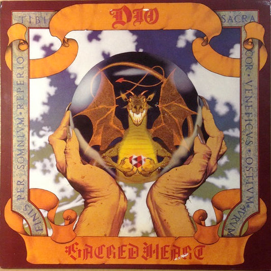 Image of Front Cover of LP - VG/VG - DIO, Sacred Heart (Vertigo; VERH 30, UK 1985, Inner), ,  - 1626215E