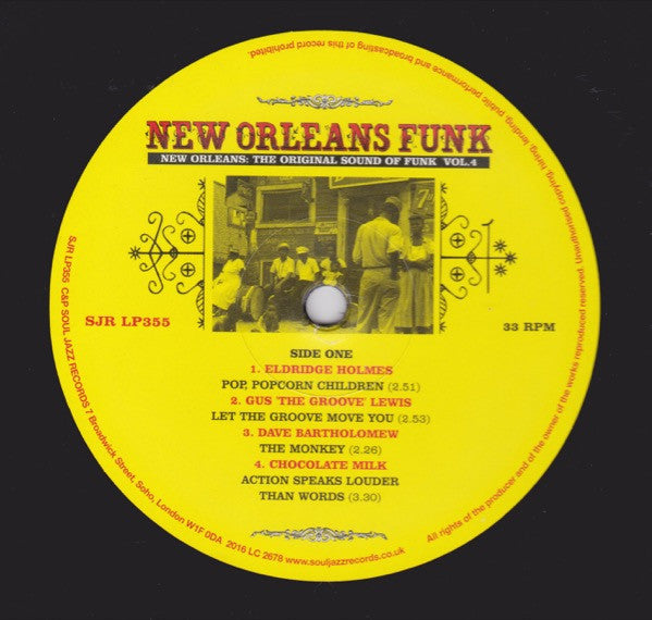 Image of Label Cover of 2xLP - VG+/VG+ - VARIOUS, Soul Jazz Presents New Orleans Funk Vol.4 - Voodoo Fire In New Orleans 1951-1975 (Soul Jazz; SJRLP355, UK 2016, Gatefold, 2 Inners), ,  - 3346004S