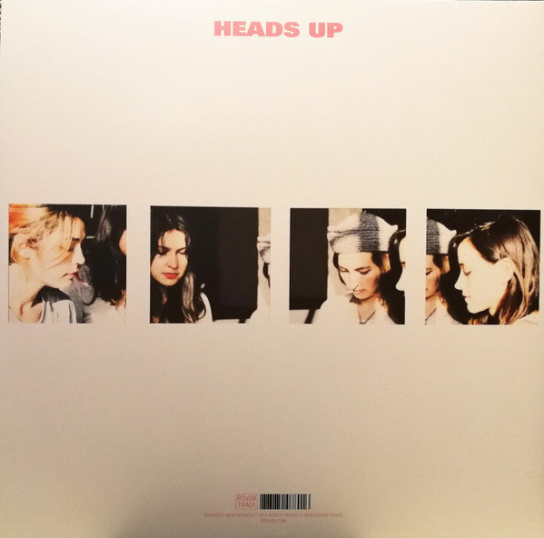 Image of Back Cover of 2xLP - VG+/VG+ - WARPAINT, Heads Up (Rough Trade; RTRADLP780, Europe 2016, Gatefold), ,  - 3746478S
