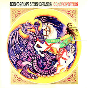 Image of Front Cover of 4625051E: LP - BOB MARLEY & THE WAILERS, Confrontation (Island Records / Tuff Gong; ILPS 9760, UK 1983, Gatefold, Company Inner)   VG+/EX