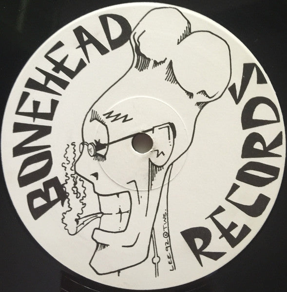Image of Front Cover of 4745056S: 12" - BONEHEAD, Bonehead Ep (Bonehead Records; BH002, UK 1992, Plain Sleeve) few whispy hairlines and one or two faint scuffs - minor. pen on label - minor  /VG