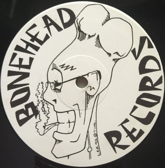 Image of Front Cover of 4745056S: 12" - BONEHEAD, Bonehead Ep (Bonehead Records; BH002, UK 1992, Plain Sleeve) few whispy hairlines and one or two faint scuffs - minor. pen on label - minor  /VG