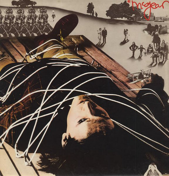 Image of Front Cover of 3715328C: LP - MIKE MCGEAR, McGear (Warner Bros; K56051, UK 1974, Gatefold, Insert, Produced/co-written by Paul McCartney, features Wings. (Paul's brother).) Cut-out (Corner cut)  VG/VG+