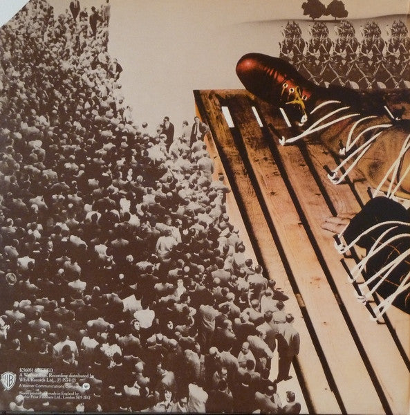 Image of Back Cover of 3715328C: LP - MIKE MCGEAR, McGear (Warner Bros; K56051, UK 1974, Gatefold, Insert, Produced/co-written by Paul McCartney, features Wings. (Paul's brother).) Cut-out (Corner cut)  VG/VG+