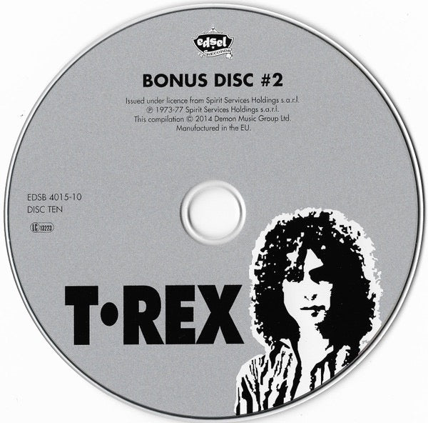 Image of Label Cover of 10xCD - VG+/VG+ - T. REX, The Albums Collection (Edsel; EDSB 4015, Europe 2014, Box Set, Inners and Booklet), ,  - 3216247C