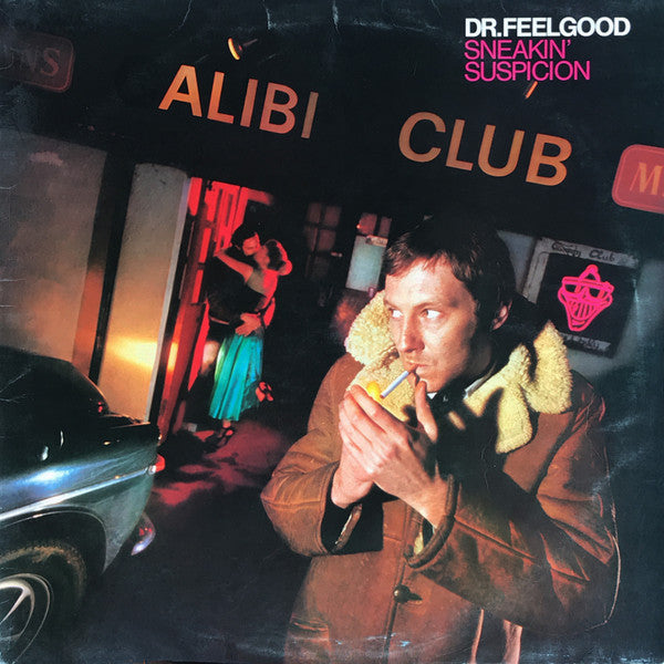 Image of Front Cover of 4014005C: LP - DR FEELGOOD, Sneakin' Suspicion (UA; UAS30075, UK 1977) Light marks and sticker wear to sleeve  G+/G+