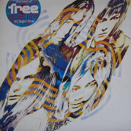 Image of Front Cover of LP - VG/G+ - FREE, The Best Of Free (All Right Now) (Island Records; ILPTV 2 824 523-1, UK 1991, Inner), Light Marks only.,  - 2316104C