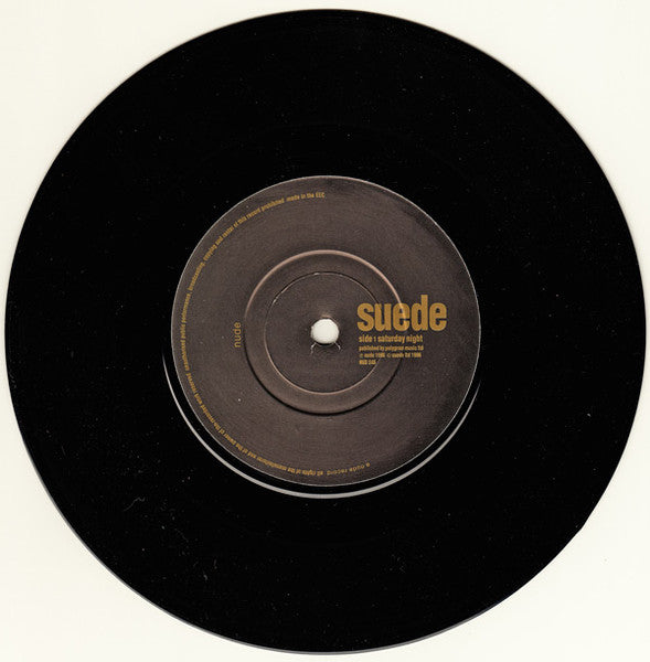 Image of Label Cover of 2x7" - VG/VG - SUEDE, Saturday Night / Beautiful Ones (Nude Records; NUD 24S, UK 1997, Gatefold), Just pressure/storage type mark to side 3. Minor wear to sleeve.,  - 2916359C
